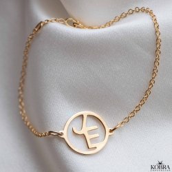 "Close to you" forgyldt armbnd 