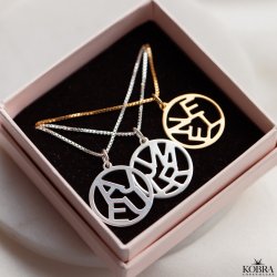 "Close To You" handmade silver jewelry with personal letters