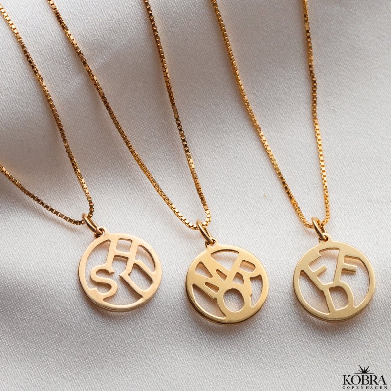 "Close To You" handmade gold jewelry with your personal letters