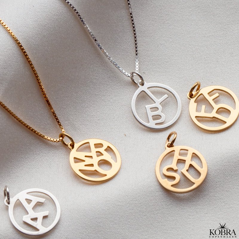 "Close To You" handmade gold jewelry with your personal letters