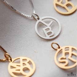 "Close To You" handmade silver jewelry with personal letters