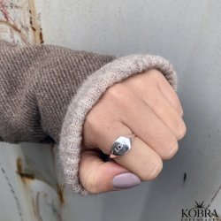 "Jordan" slv ring med personlig indgravering