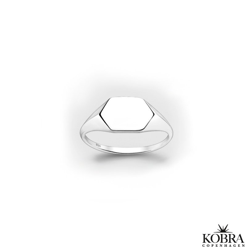 "Jordan" slv ring med personlig indgravering