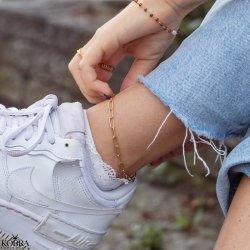  "Colorado" chunky guld ankelkde