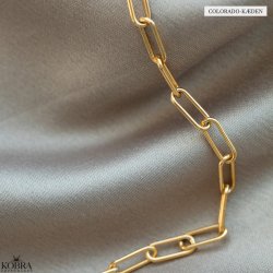 "California" gold necklace with your charms