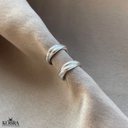 "Silvia" sm snoet creoler i sterling slv