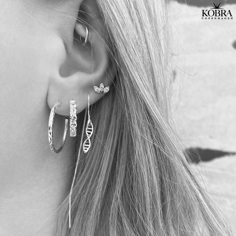 "Cirkeline" hoops (mini) i slv