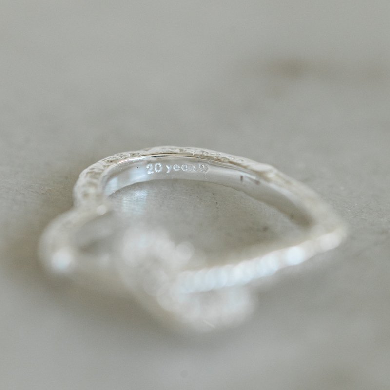 "Ever After" Hjerte�redobber i s�lv