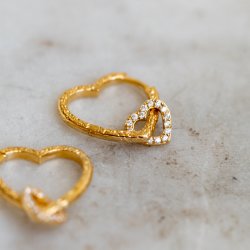 "Ever After" Hjerte�redobber i forgyllet