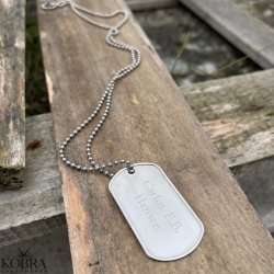 Dogtag i stl - med personlig gravering