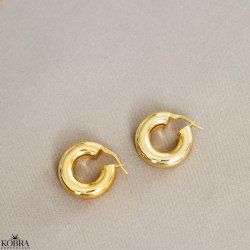 "Donna" chunky gold hoops / earrings