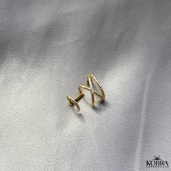 "Robin" earcuff i guld