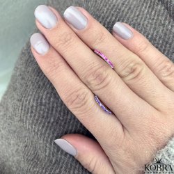 "Camille" earcuff slv rering med sten-Valgfri farve!