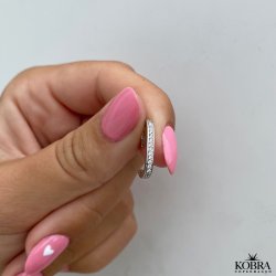 "Kati" Slv earcuff med sten