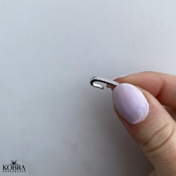 "Kati" Slv earcuff med sten