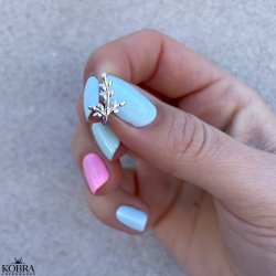 "Hikkori" blad formet earcuff i sterling slv