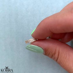 "Sparkling" 18 karat forgyldt earcuff