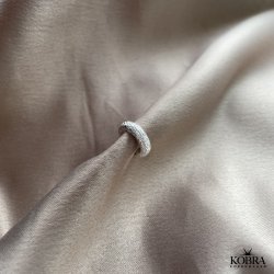 "Levine" sandblst earcuff i slv