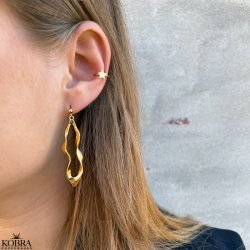 "Little star" earcuff i 18 karat forgyldt