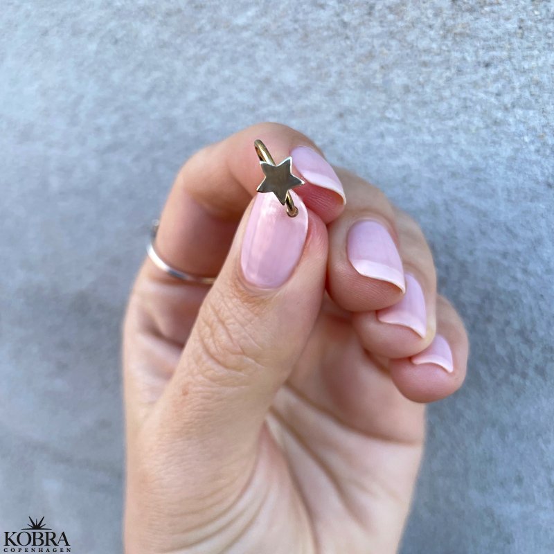 "Little star" earcuff i 18 karat forgyldt