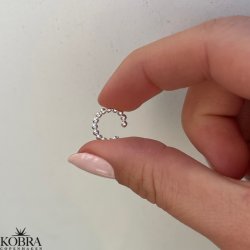 "Mellow" earcuff silver