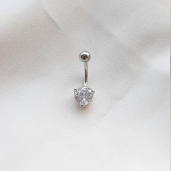 "Edie" enkel navelpiercing