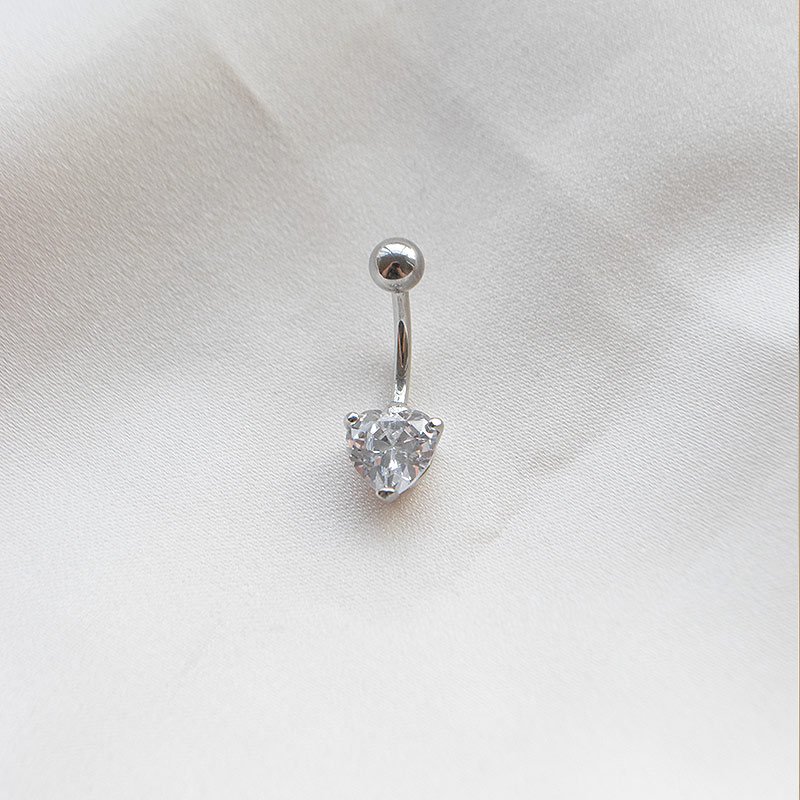 "Edie" enkel navelpiercing