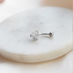 "Edie" enkel navelpiercing