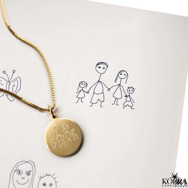 Silver necklace with own design