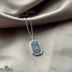 Silver necklace with own design