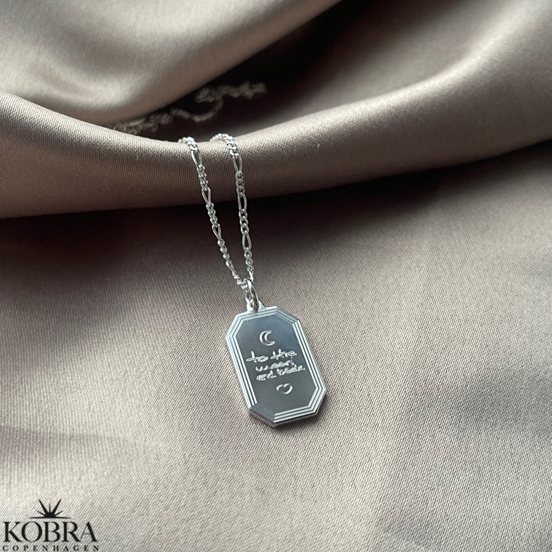 Silver necklace with own design