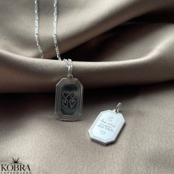 Silver necklace with own design