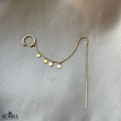 "Elma" earcuff in gold plated