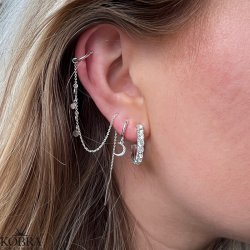"Elma" earcuff in silver 