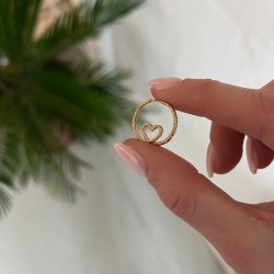 Endless Love Earrings � 18k Gold Plated Sterling Silver