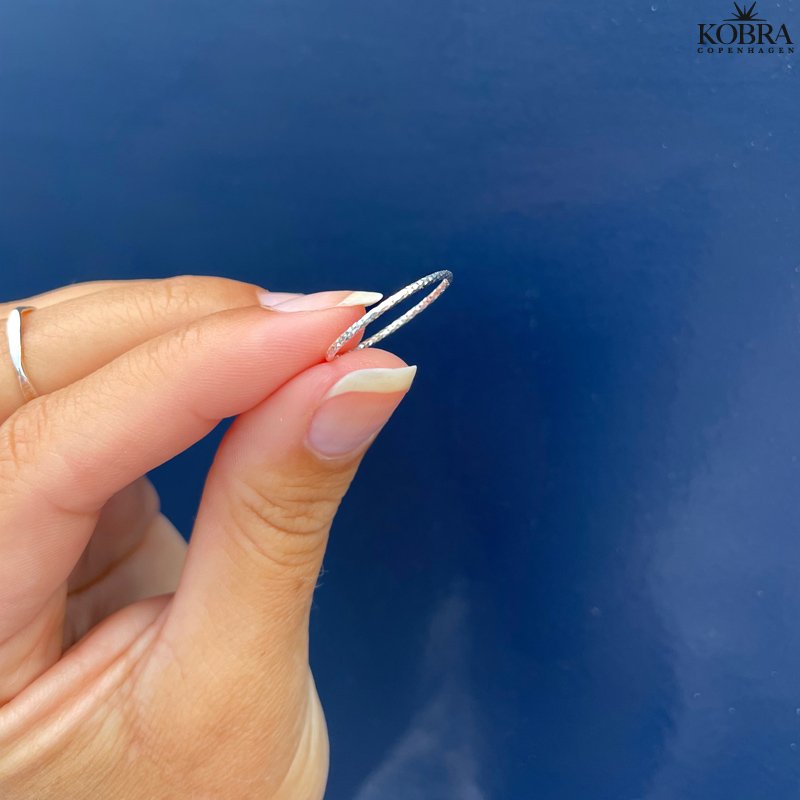 "Xenia" simple silver ring