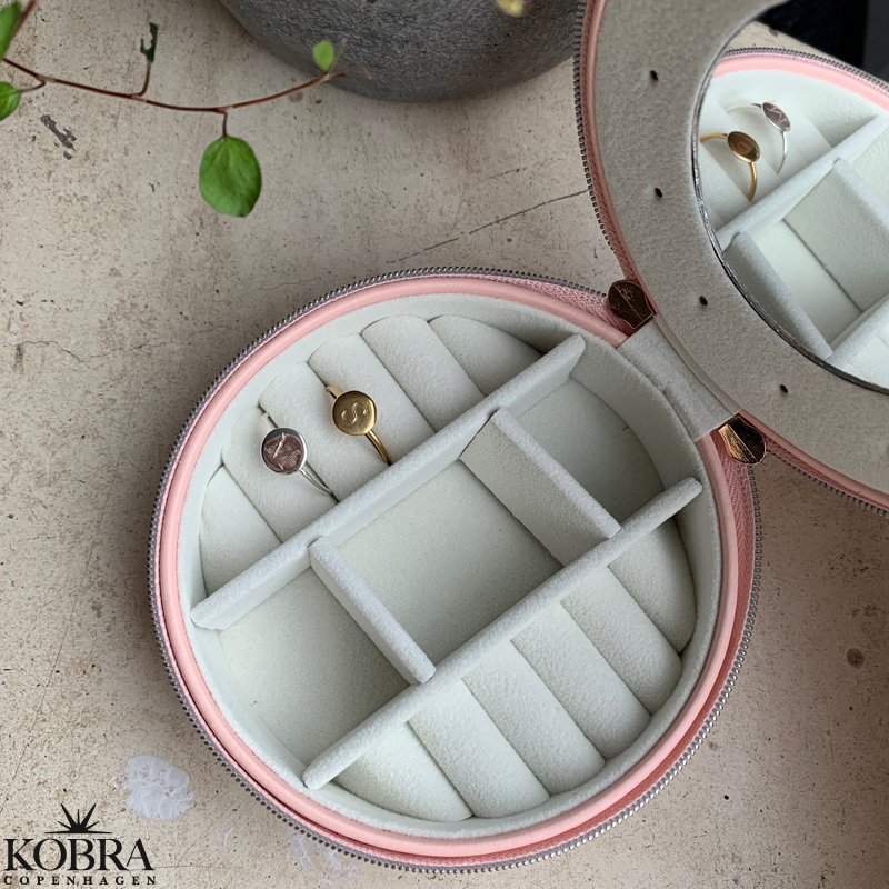 "Whisper" Simple silver ring with your letter