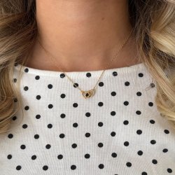 "Ever After" gold-plated heart necklace