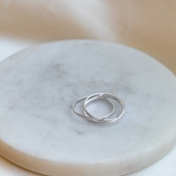 "Hattie" hammerslet 3i1 slv ring