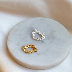 "Clinton" 5 mm panzerkde ring i sterling slv