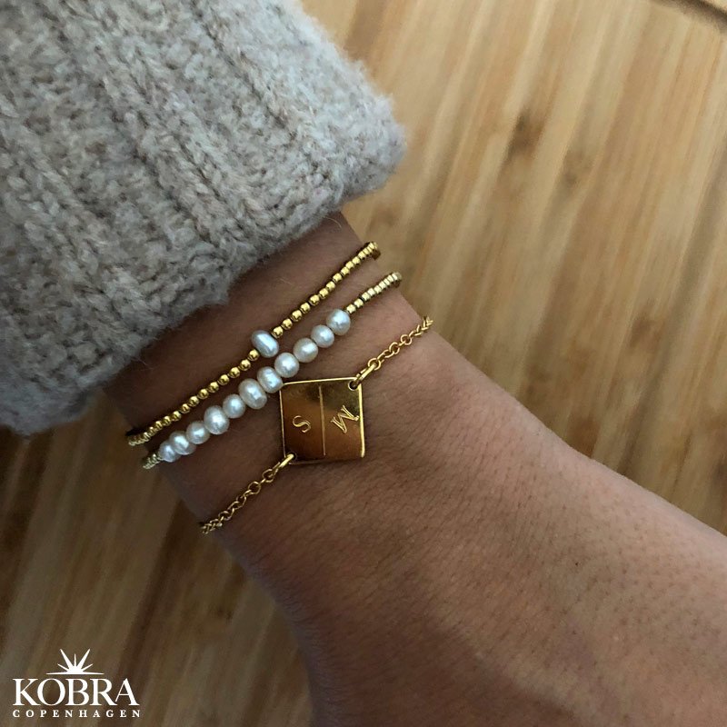  "Hey" slv armbnd med personlig gravering