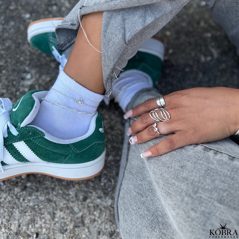 "Numa" kurvet sterling slv ring