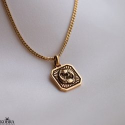 "Icon" 18 karat forgyldt stjernetegnshalskde