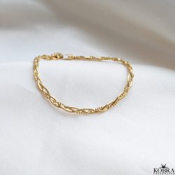 "Sally" bracelet in 18 carat gold plated