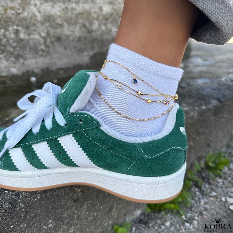 "Sulaima" guld dobbelt ankelkde med stjerner