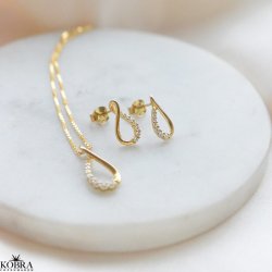 "Infinity Drop" elegant halskde