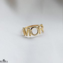 "MOR" ring i guld