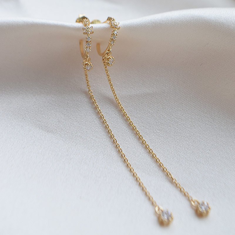 "Rowena" Hoops in 18K Gold Plated
