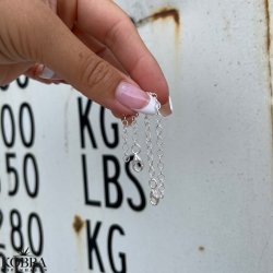 Extra length for bracelet and ankle chain in silver