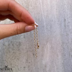 Extra length for bracelet and ankle chain in gold